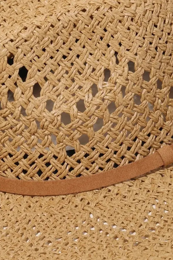 The Tiny Details Straw Braided Fedora Hat