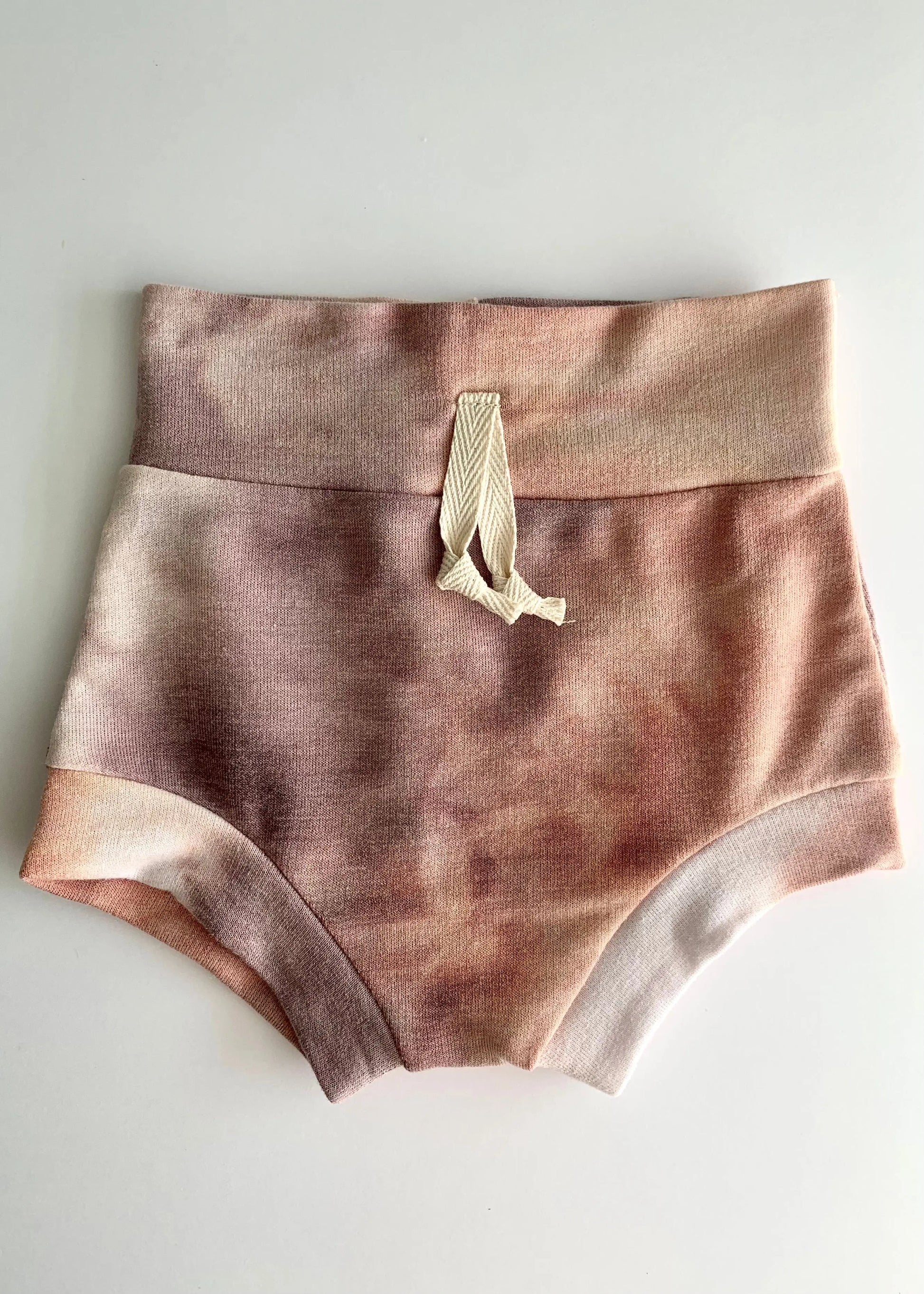 The Tiny Details Sunset Tie-Dye High Waisted Shorties